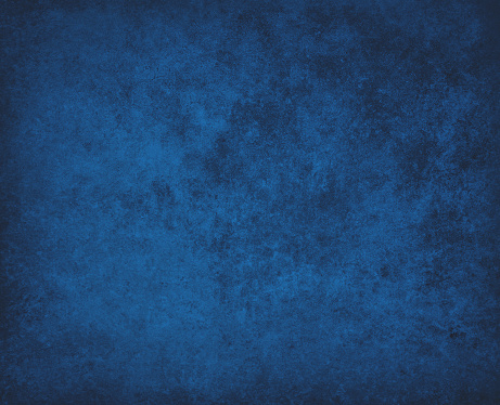 abstract dark blue background with sponge vintage grunge background texture, distressed rough paint on wall