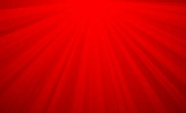 Vector illustration of Bright red shining light background
