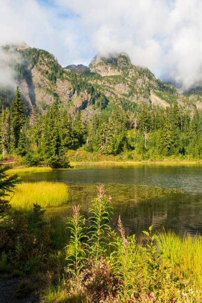 istock Mountain view from Picture Lake 1366886642