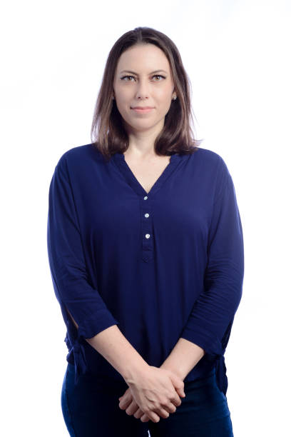 istock Beautiful caucasian woman looking at camera 1366888130