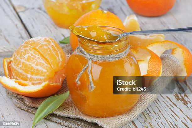 Orange Jam On Stock Photo - Download Image Now - Brown, Citrus Fruit, Cultures