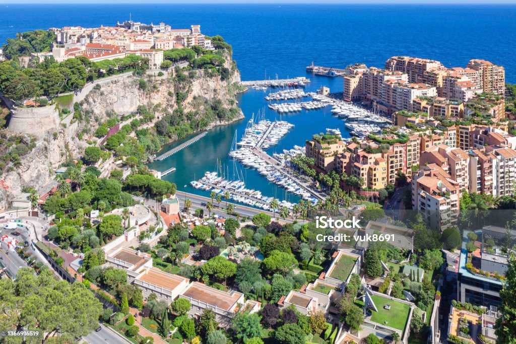 Monte Carlo Monte Carlo panorama Monaco Stock Photo
