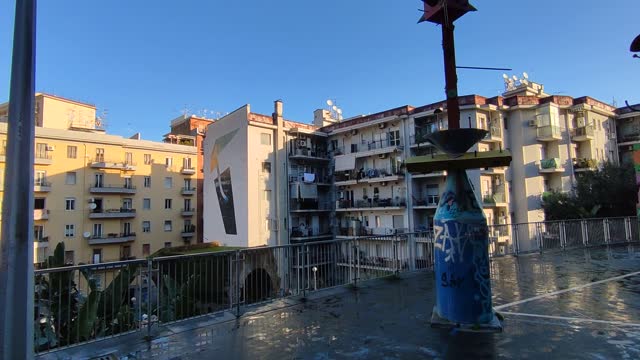 Naples - Exterior overview of Salvator Rosa metro station
