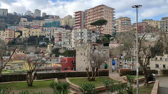 Naples - Overview of the Ventaglieri Park from the upper entrance