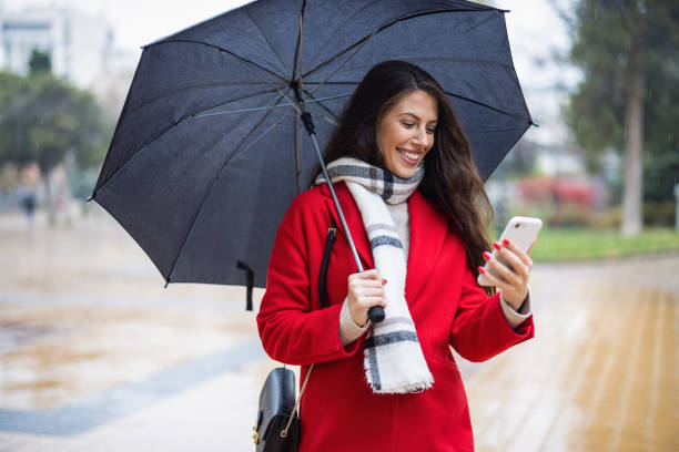 istock Good mood in bad weather 1366932244