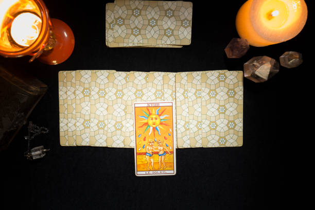 istock Tarot card of the sun. 1366933071