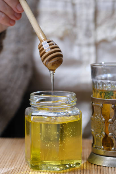 istock Hot tea with lemon, thyme and honey 1366934066