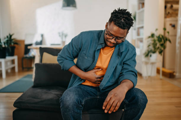 istock Young black man having pain 1366934842