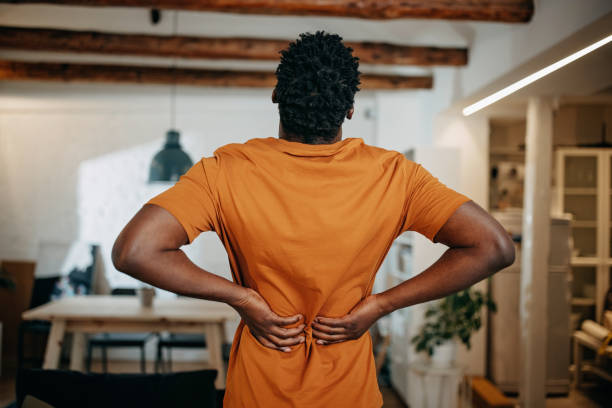 istock Young black man having pain 1366934843