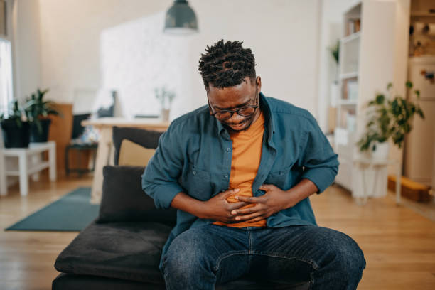 istock Young black man having pain 1366934846
