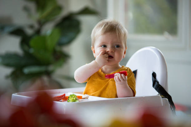 istock Baby healthy eating 1366939629