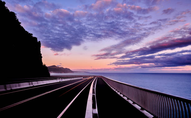 The Sea Cliff Bridgeconnects the scenic Lawrence Hargrave Drive, located in the northern Illawarra region of New South Wales, Australia.