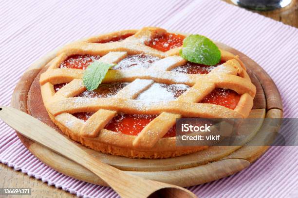 Jam Tart Stock Photo - Download Image Now - Apple - Fruit, Apricot, Gelatin Dessert