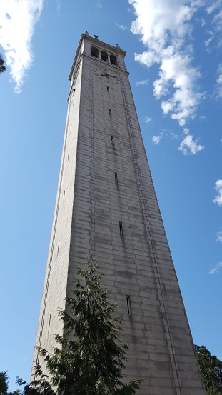 Photo of Sather Tower up close - UC Berkeley