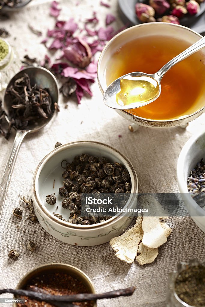 De té seca - Foto de stock de Té oolong libre de derechos