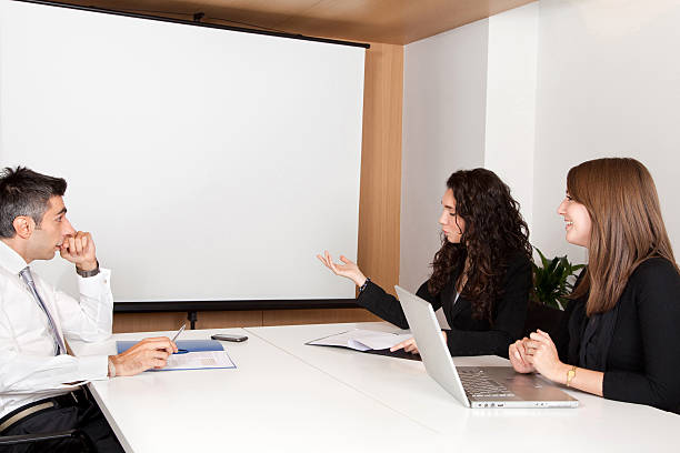 Group Meeting stock photo