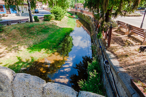Tirino river is famous for it's crystal clear water, Pescara province