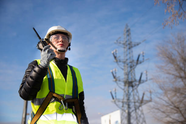 istock WOMAN WITH SAFETY EQUIPMENT AT WORK 1366951993