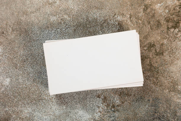 istock stack of business cards blank mockup on grunge background mocap for design 1366957033