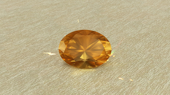 Golden Yellow Color Heliodor Beryl Oval Cut, Shaped Loose Gemstone Setting For Making Jewelry. Eye Clean, Transparent