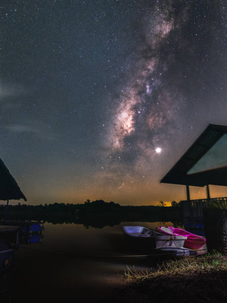 istock beautiful milky way in one night 1366969208
