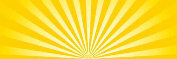 illustrations, cliparts, dessins animés et icônes de les rayons du soleil rétro comme arrière-plan abstrait. faisceaux jaunes vintage sunburst. illustration vectorielle 2d - moving up flash