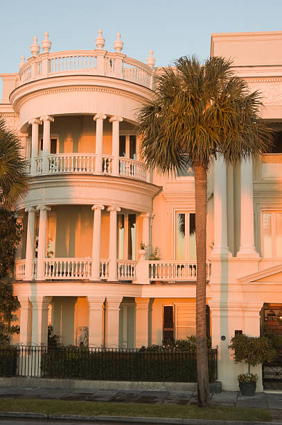 ホワイトハウスで、サウスカロライナ州チャールストンの日の出 - day vertical palmetto south carolina ストックフォトと画像
