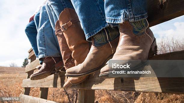 Cowboy Boots Stock Photo - Download Image Now - Cowboy Boot, Cowboy, Work Boot