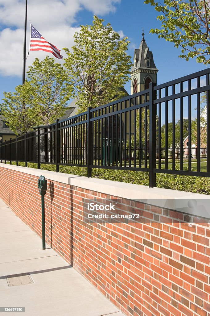 Kleine Stadt Gehweg Motiv - Lizenzfrei Stützmauer Stock-Foto