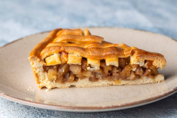 istock Homemade Organic Apple Pie Dessert Ready To Eat 1366985069