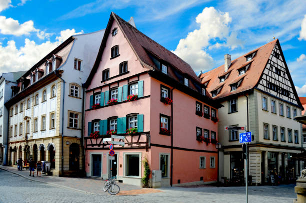 istock Old world German architectural style in Bamberg, German 1366992101