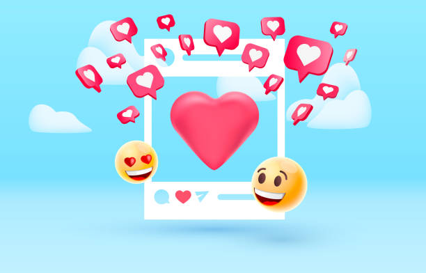 istock I like this one, social networks for communication of people. Vector 1366996323
