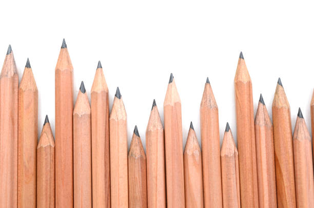istock Row of brown pencils 1366999667