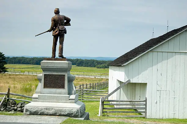 Photo of Gettysburg Battlefield, Pickett's Charge Fields