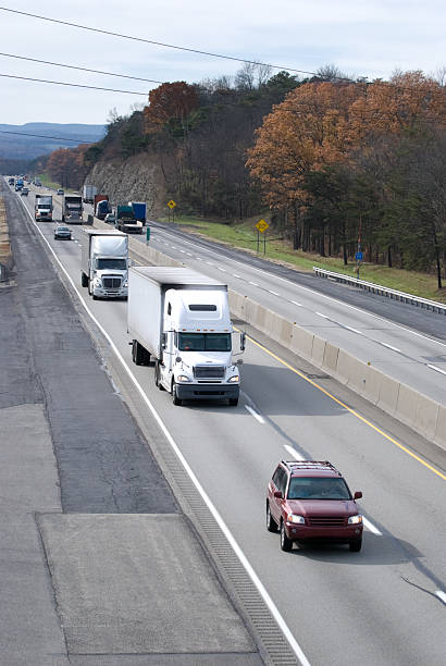 istock Traffic on an American Interstate Highway, Pennsylvania Turnpike 136700029