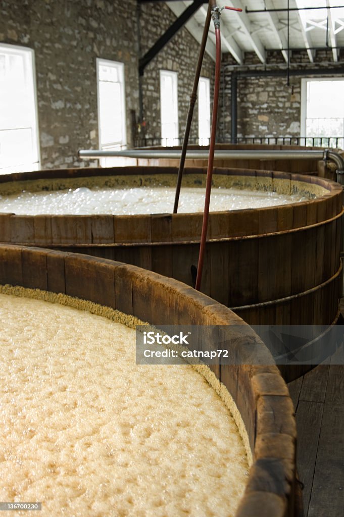 Corn Vats Whiskey Corn Mash Bubbling In Distillery Vats Stock Photo - Download ...
