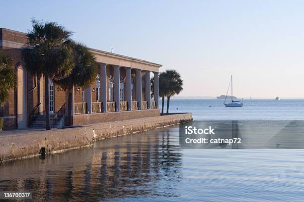 Harbor Bei Sonnenaufgang Charleston South Carolina Stockfoto und mehr Bilder von Anlegestelle