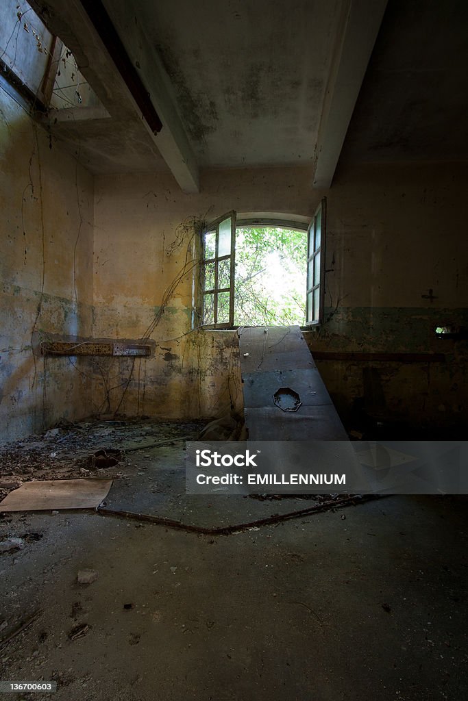 degradation abandoned dark places Concentration Camp Stock Photo