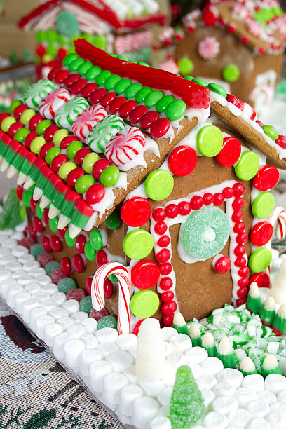 homemade gingerbread house