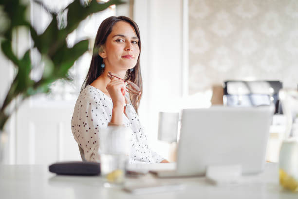 istock Young woman working in her offfice 1367010330