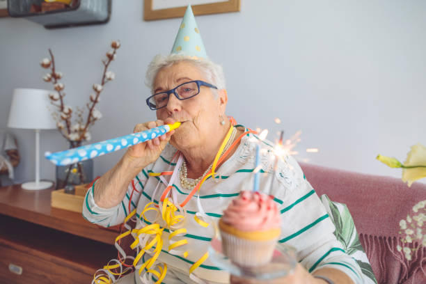 istock Senior woman at home 1367011700