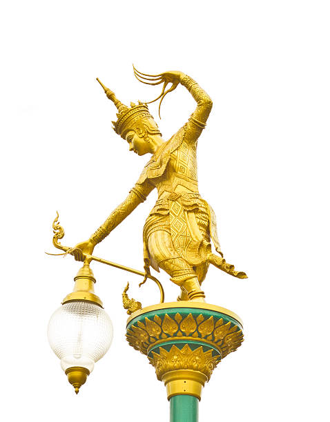 istock Golden Nora street lamp 136701698