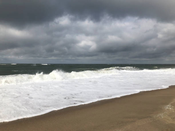 istock scenic autumn sandy beach with waves and dunes in Sylt 1367017416