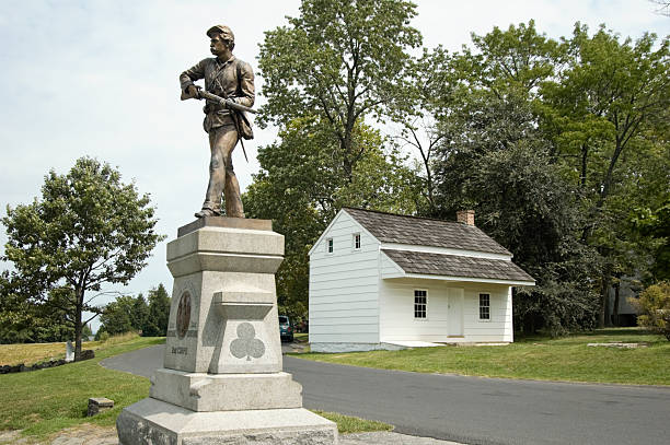 istock Gettysburg Battlefield Monument on Cemetery Ridge, Pennsylvania 136702166