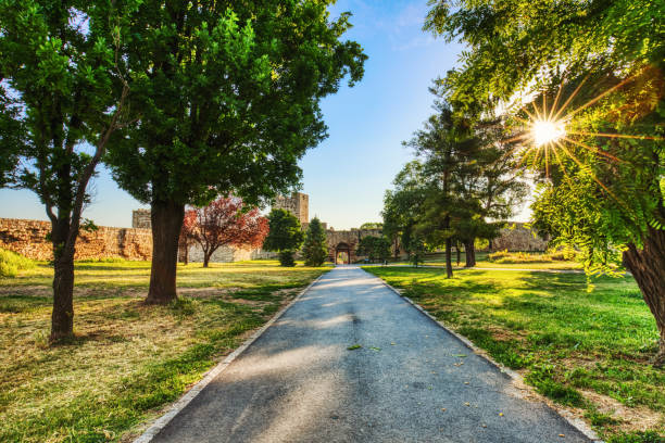 Kalemegdan Fortress during a Sunny Day, Belgrade, Serbia