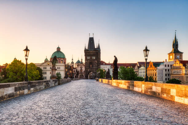 istock Charles Bridge at Sunrise, Prague 1367026007