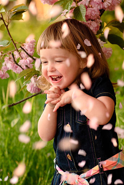istock Little girl in garden 136702690