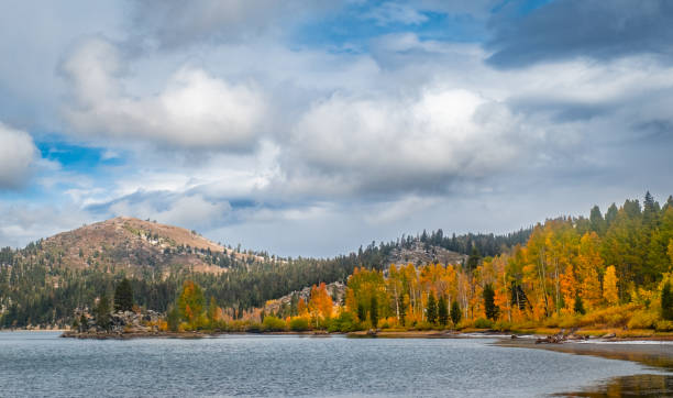 istock Lake Marlette Island in the Fall 1367031413