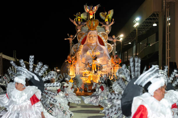 카니발 - 브라질 - samba school parade 뉴스 사진 이미지