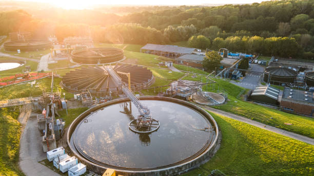 istock Water and sewage treatment station. 1367034967